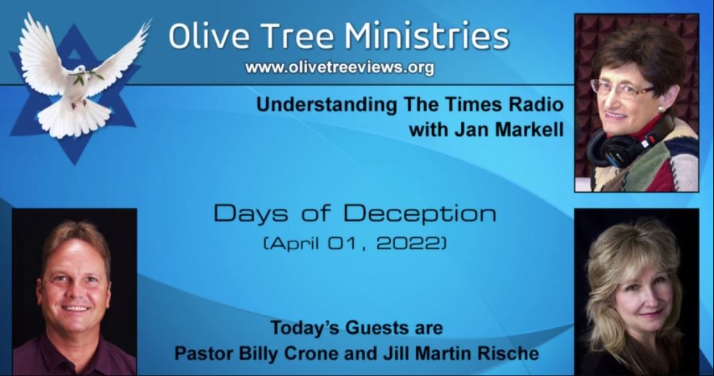 Days of Deception with Jill Martin Rische 4/1/2022